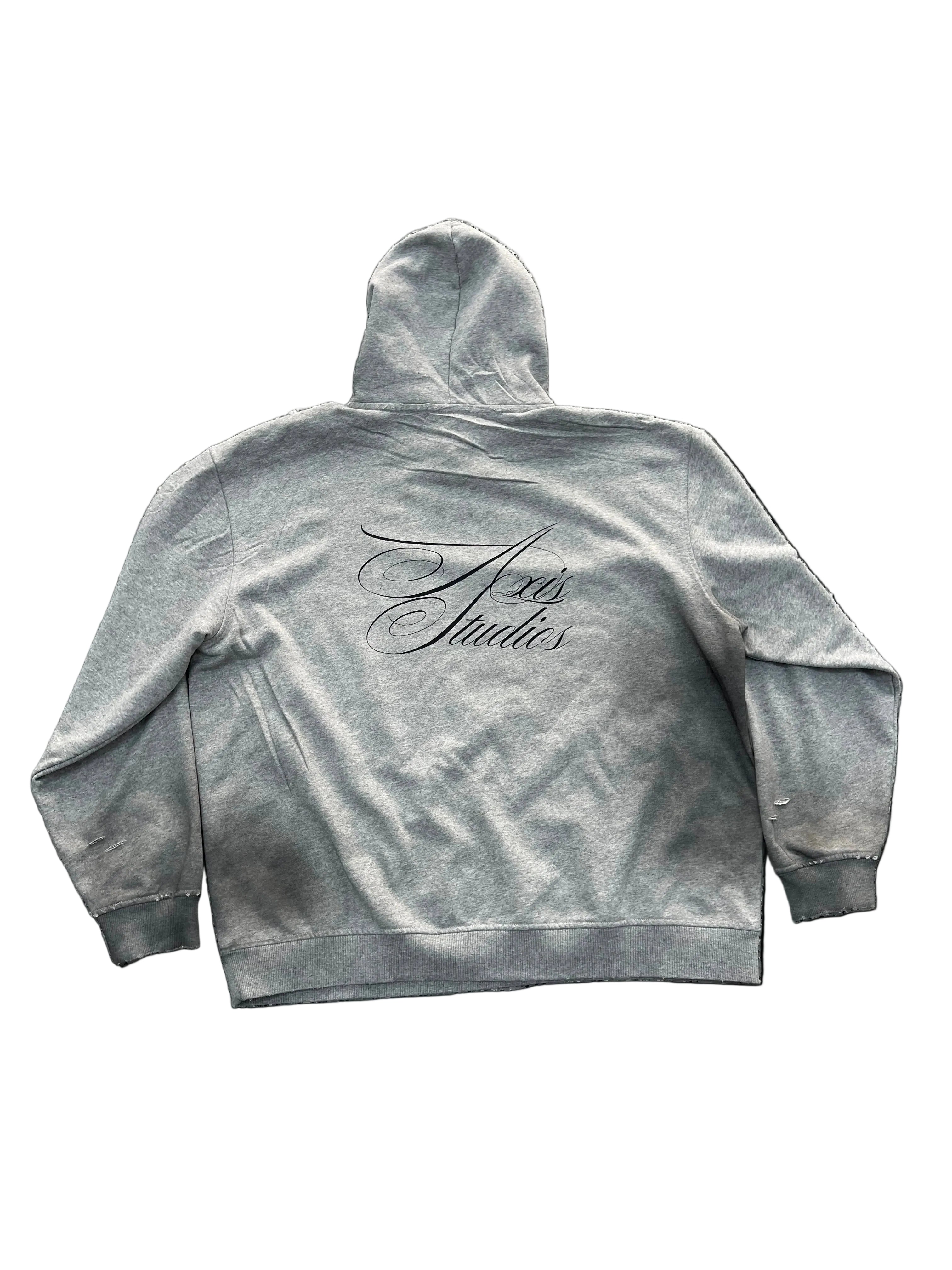 Axis Studios Gray Baggy Hoodie