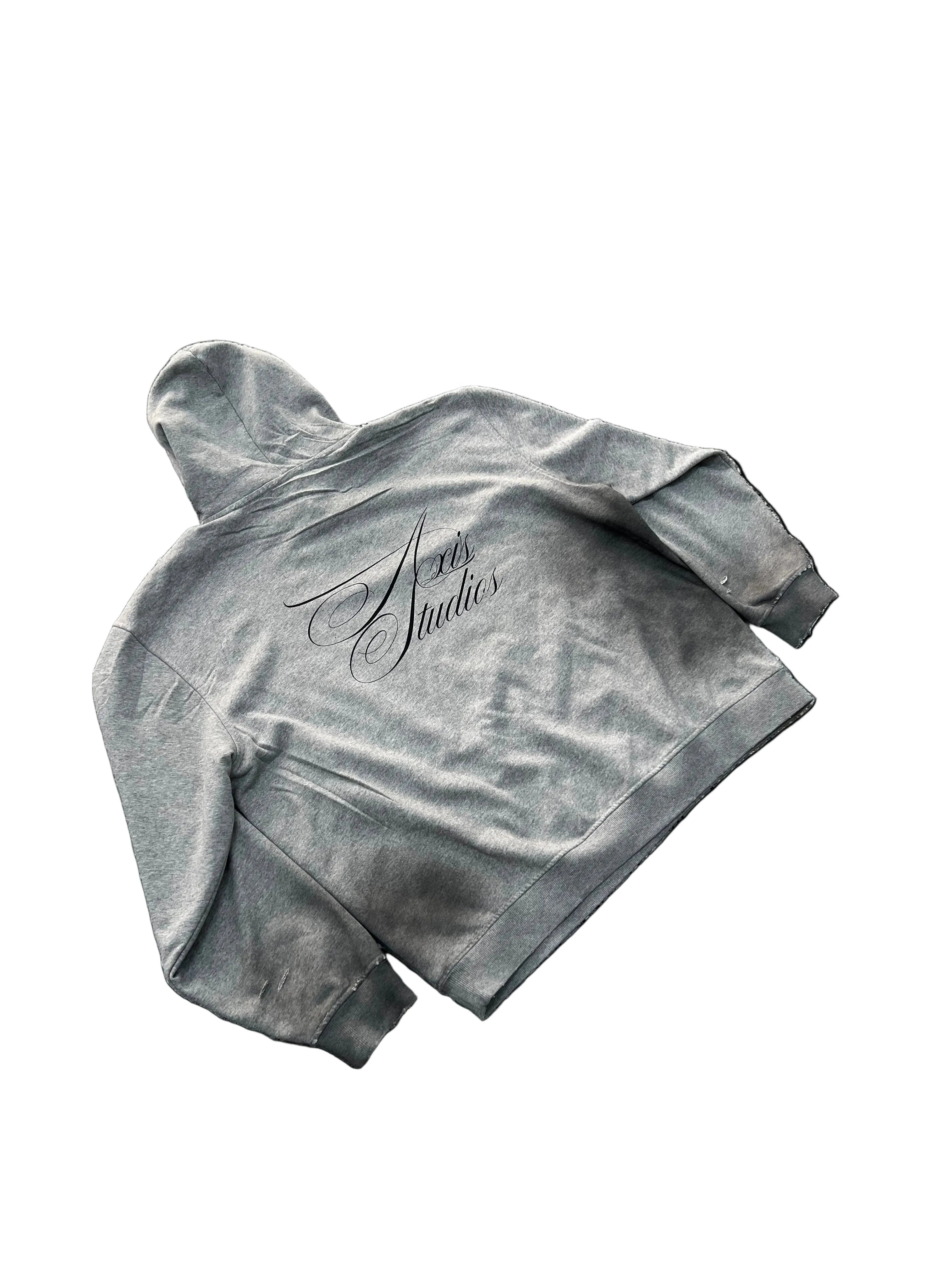 Axis Studios Gray Baggy Hoodie