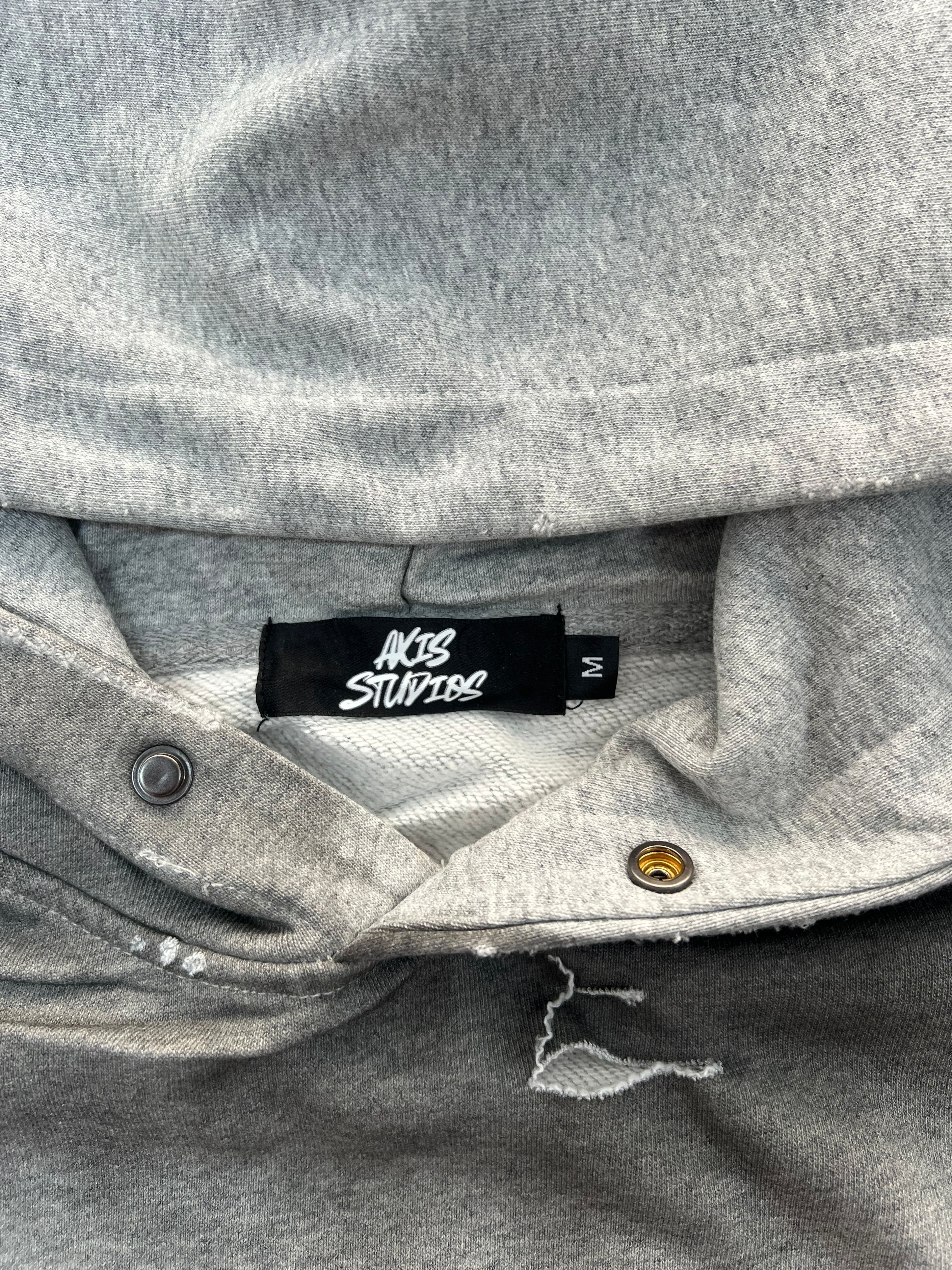Axis Studios Gray Baggy Hoodie
