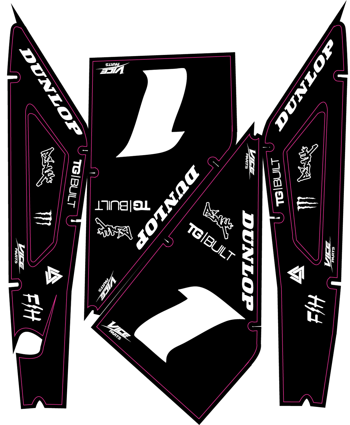 Heybike Villian Full Decal Kit