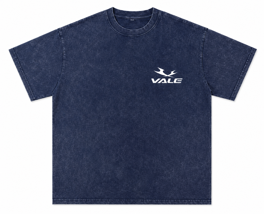 Snow Washed Oversized Cotton vale T-Shirt (pre order)