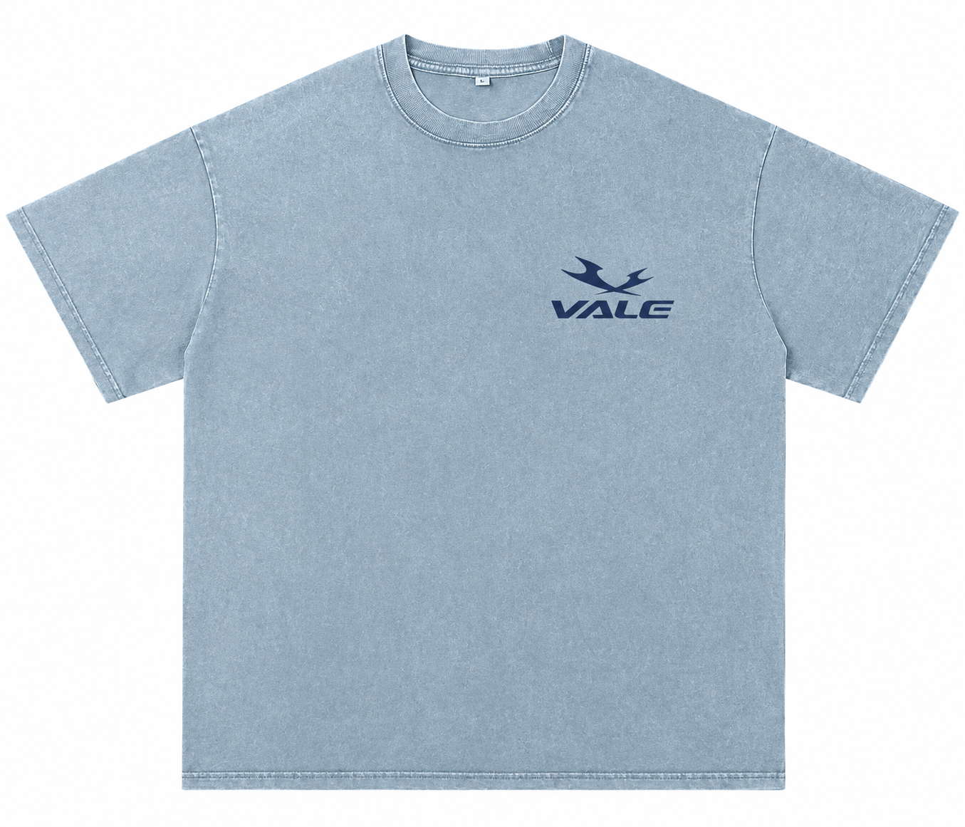 vale shirt blue jean snow washed (pre order)