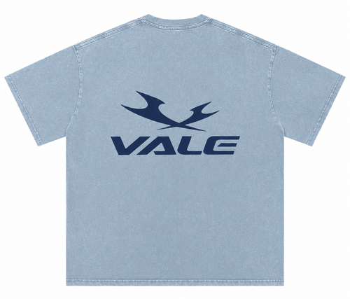 vale shirt blue jean snow washed (pre order)