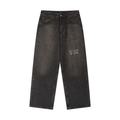 Vintage Wash Heavyweight Denim Jeans