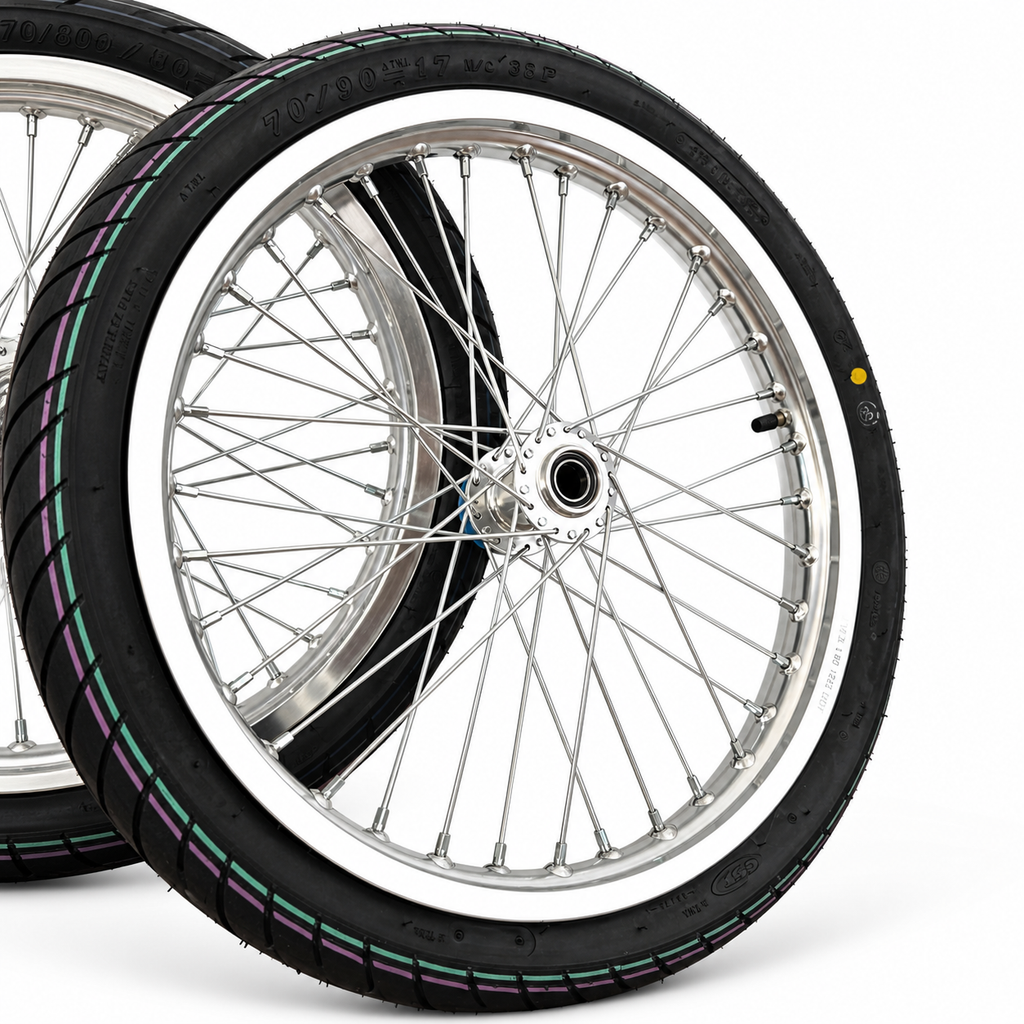 17-Inch CST Chrome LBX / E-Ride Supermoto Kit